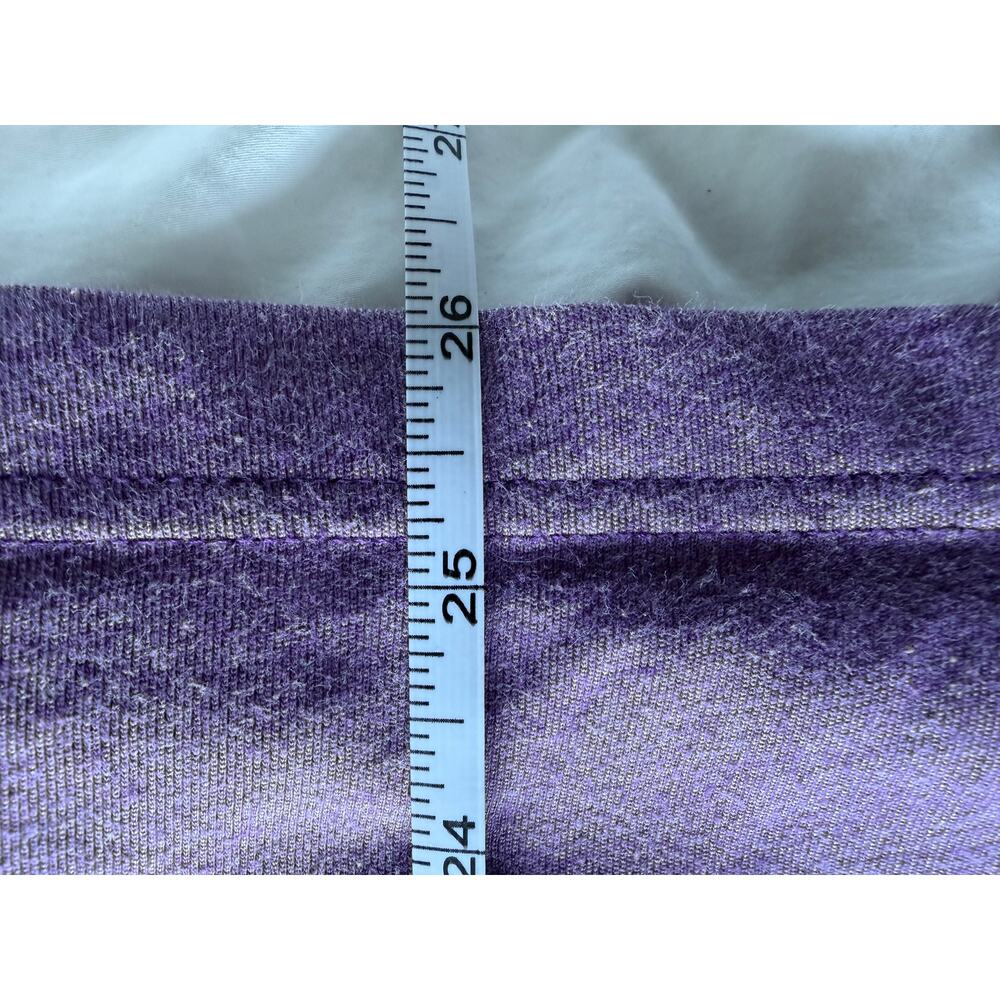 Button Down San Francisco Purple Heather Knit Polo Shirt Preppy - Picture 5 of 6